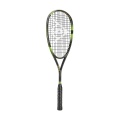 Dunlop Rakieta do squasha Sonic Core Elite 135g/z wyważeniem na uchwyt czarna/zielona - naciągnięta -